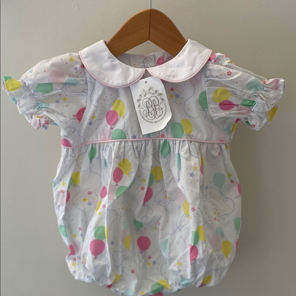 Colorful Balloon Baby Romper Birthday The Beaufort Bonnet Company size 18-24 mth